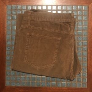 J. Crew Relaxed Corduroy Pants Tan 34 x 34